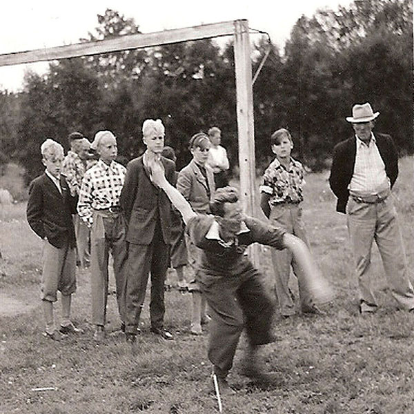 Varpaspel 1963 Foto: lånad från Vårgårda Varpaklubb