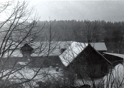 1965 Militärförrådet Farsta, vid rivning