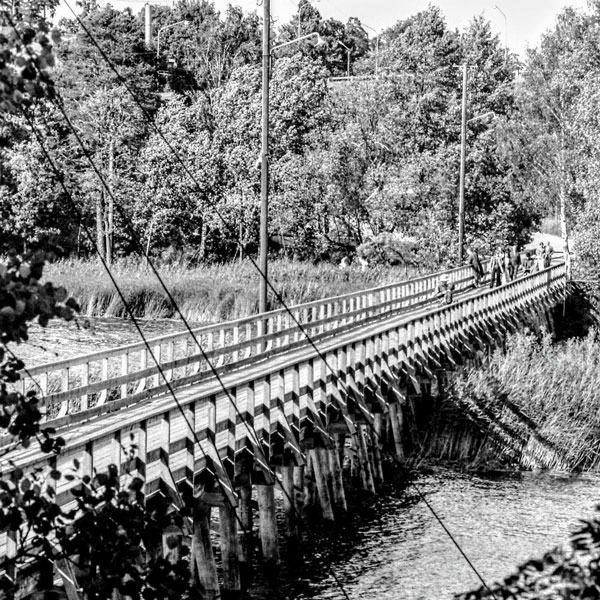 Farstanäsbron 1975. Foto: Hans Otter