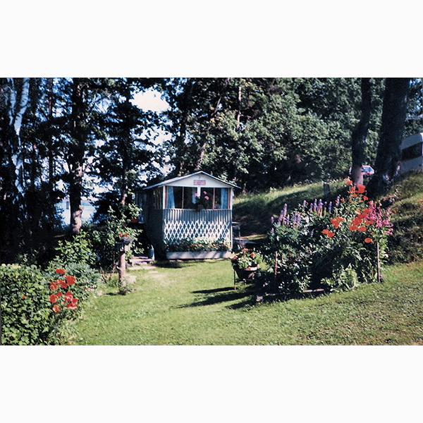 Axelsberg, stuga nr 26, Farstanäset, 1986. Foto: Okänd