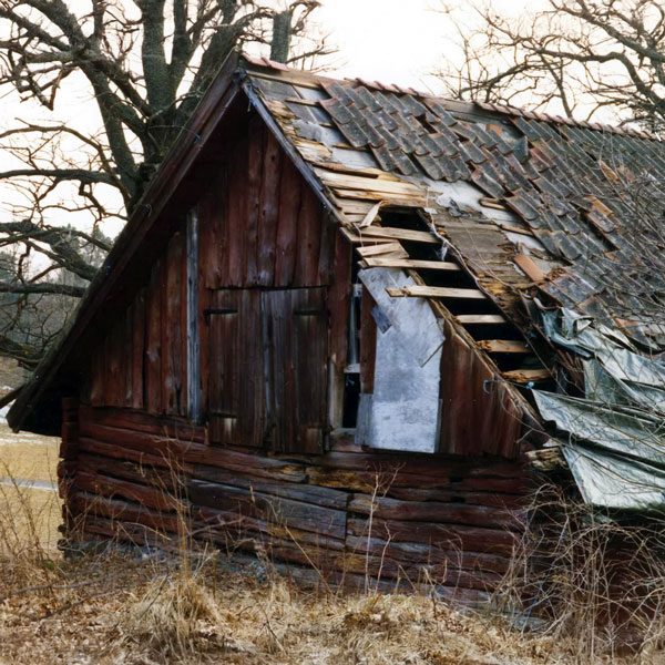 Bellmanladan före renovering – gavel, Farstanäset, 1993