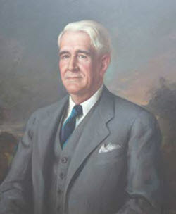 William Mason oljemålning på masonit (1939)