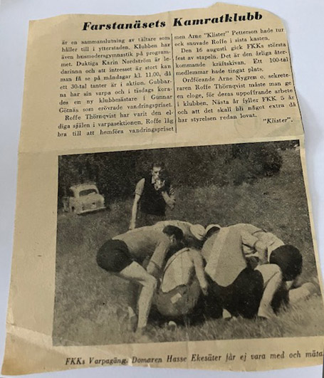 Farstanäsets kamratklubb spelar varpa